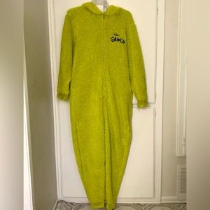 Grinch sleepwear union suit pajama men sizeL